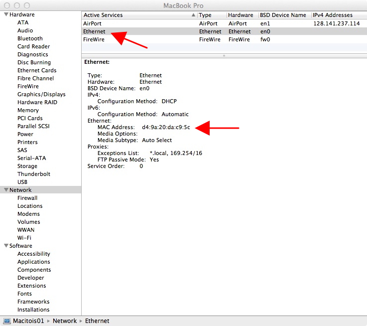 How To Find My Mac Address Using Serial Number - machinei